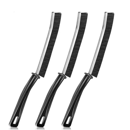 CORJEEJOR 3Pcs Crevice Cleaning Brush,Bristle Crevice Cleaning Brush Multifunctional Gap Cleaning Brush Kits for Bathroom Toilet Window Cleaner Cleaning Tool von CORJEEJOR