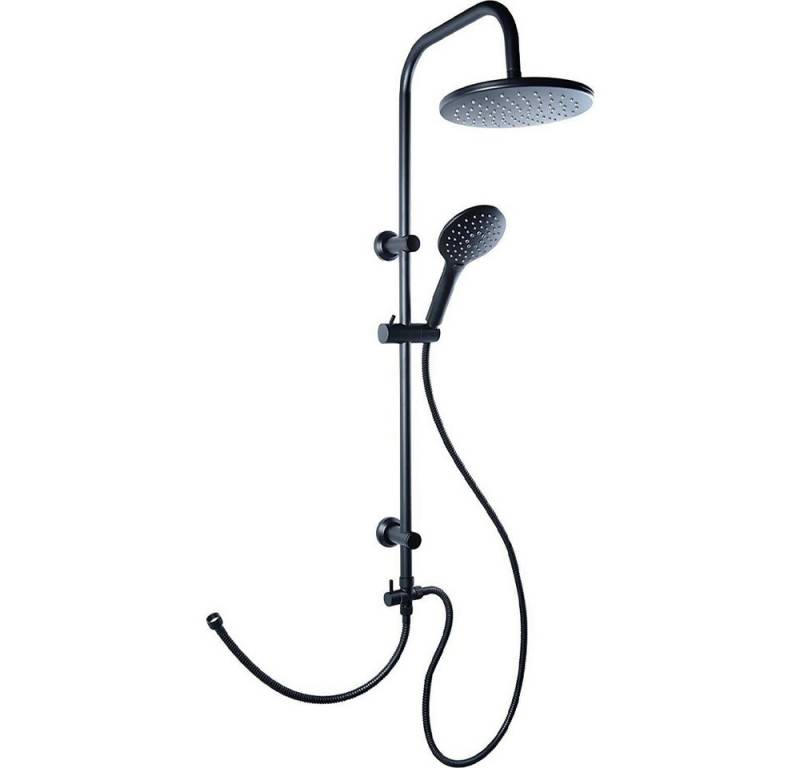 CORNAT Duschsystem Duschsystem Noir TECBE3302 Black Edition Runde von CORNAT