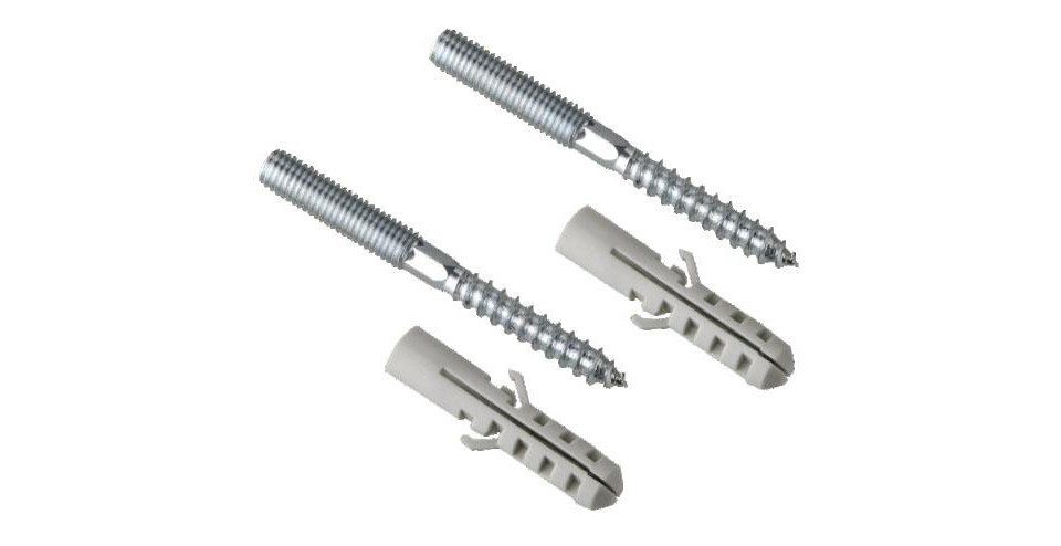 CORNAT Rohrverbinder Cornat Stockschrauben inkl. Dübel M8 x 100 mm, 2 CORNAT Rohrverbinder Cornat Stockschrauben inkl. Dübel M8 x 100 mm, 2 von CORNAT
