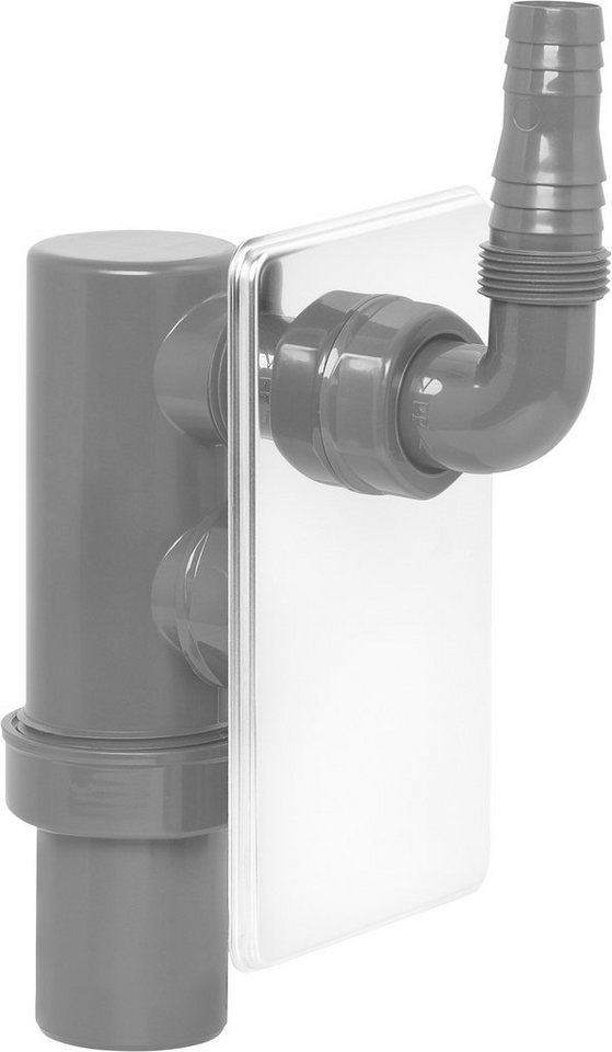 CORNAT Siphon REZYKLAT Maschinen-Unterputz-Geruchverschluss, 1" x 40, 19 - 23, aus Recycling Kunststoff von CORNAT