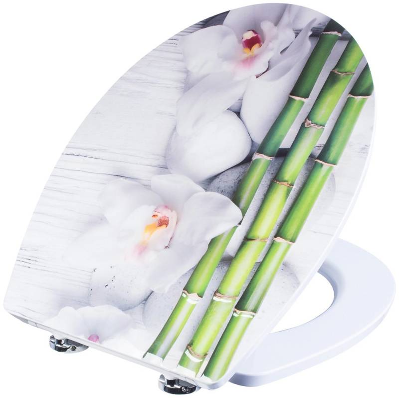 CORNAT WC-Sitz Außergewöhnliche 3D-Relief Optik - Pflegeleichter Duroplast, Quick up & Clean Funktion - Absenkautomatik / Toilettensitz CORNAT WC-Sitz Außergewöhnliche 3D-Relief Optik - Pflegeleichter Duroplast, Quick up & Clean Funktion - Absenkautomatik / Toilettensitz von CORNAT