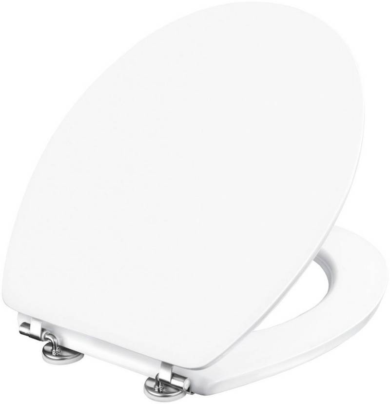 CORNAT WC-Sitz Klassisch weißer Look - Hochwertig Holzkern - Komfortables Sitzgefühl, Schlichtes Design passt in jedes Badezimmer / Toilettensitz CORNAT WC-Sitz Klassisch weißer Look - Hochwertig Holzkern - Komfortables Sitzgefühl, Schlichtes Design passt in jedes Badezimmer / Toilettensitz von CORNAT
