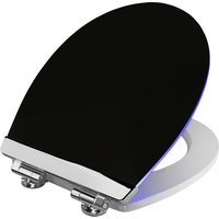 CORNAT WC-Sitz »LED«, MDF, Reversed Edge,  mit Softclose-Funktion - schwarz von CORNAT