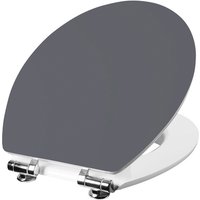 CORNAT WC-Sitz »VOREA«, MDF, D-Form, mit Softclose-Funktion - grau CORNAT WC-Sitz »VOREA«, MDF, D-Form, mit Softclose-Funktion - grau von CORNAT