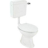 Komplett-Stand-Tiefspül-WC inkl. WC-Sitz, weiß Stand-WCs - Cornat von CORNAT