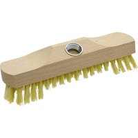 Schrubber Holz 22 cm mit Gewinde und mit Bart Reinigungsbürste - Coronet von CORONET