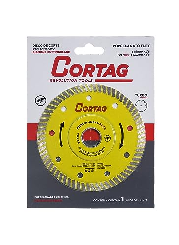 NUEVO 2024 - DISCOS DE DIAMANTE CORTE SECO TURBO PORCELANTO FLEX 115 von CORTAG