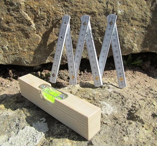 CORVUS Kinder Wasserwaage & Meterstab Werkzeug 2er Set Top Qualität von Corvus