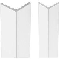 Kantenschutzprofile aus hdps - hochdichtes Styropor, enorm robust Cosca Winkelprofile: 10 Meter / 5 Leisten, CA1 - 25 x 25 mm von COSCA