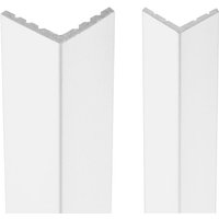 Kantenschutzprofile aus hdps - hochdichtes Styropor, enorm robust Cosca Winkelprofile: 50 Meter / 25 Leisten, CA2 - 18 x 18 mm von COSCA