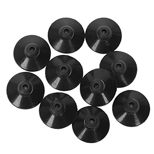 10 X Schwarz Gummi 27Mm Saugnapf Saugnapf für Aquarium Pumpe von COSINE