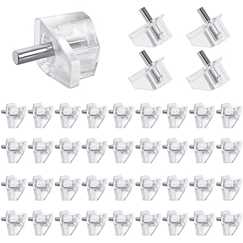 20 Stück 3mm Regalstifte Klar Stützheringe Schrank Regal Pegs Regalstütze Halter Heringe für Küchenmöbel von COSINE