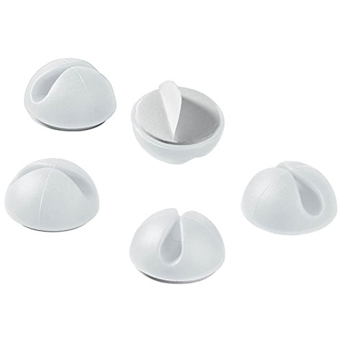 5 x Schreibtisch-Halter, Kabel-Organizer, Ladekabel-Fixierer von COSINE