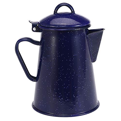 COSINE 1.2L Emaille Kaffeekanne Hand Tee Wasserkocher Vintage Home Decor Sternenhimmel Blau Cafe von COSINE