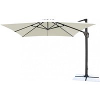 3x3 mt Regenschirm aus Einheimischen im Freien und Restaurants mit Aluminiumstruktur und Polyesterblech mit Airvent Tommee von COSMA