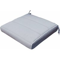 Quadratkissen in abnehmbarem Polyester 40 x 40 cm pro Stuhl - Grey - Grey von COSMA