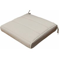 Quadratkissen in abnehmbarem Polyester 40 x 40 cm pro Stuhl - Tan - Tan von COSMA