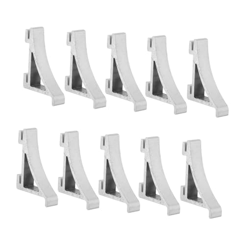 COSMEVIVI 10 Stück Teiliges Edelstahl Regalhalterungen Kühlschrank Regalklammern für Gefrierschrank Stabile Metallclips zur Unterstützung von Einlegeböden und Gitterböden Installieren COSMEVIVI 10 Stück Teiliges Edelstahl Regalhalterungen Kühlschrank Regalklammern für Gefrierschrank Stabile Metallclips zur Unterstützung von Einlegeböden und Gitterböden Installieren von COSMEVIVI