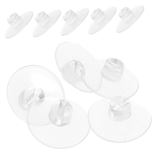 COSMEVIVI 12 Stück Teiliges Transparente Silikon-saugnapf-kabelhalter mit Flexiblem Kabelschlitz Vielseitig für Fenster Glas Fliesen Sicherer Halt Glatten Oberflächen Wie Bad Kühlschrank von COSMEVIVI