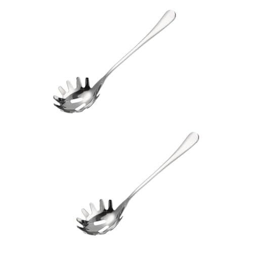 COSMEVIVI 2 Stücke Nudellöffel Home Löffel Antihaft Löffel Küchenhelfer Nudelsieb Nudelsieb Server Löffel Server Pasta Löffel Server Küchensieb von COSMEVIVI