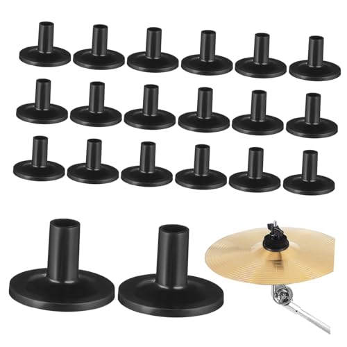 COSMEVIVI 20 Stück Beckenhülsen aus Robustem Kunststoff Verschleißfestes Zubehör für Drum Kit Cymbal Ständer Trommel Beckenhüllen zum Schutz vor Reibung Praktisches Ersatzteil für Percussion COSMEVIVI 20 Stück Beckenhülsen aus Robustem Kunststoff Verschleißfestes Zubehör für Drum Kit Cymbal Ständer Trommel Beckenhüllen zum Schutz vor Reibung Praktisches Ersatzteil für Percussion von COSMEVIVI
