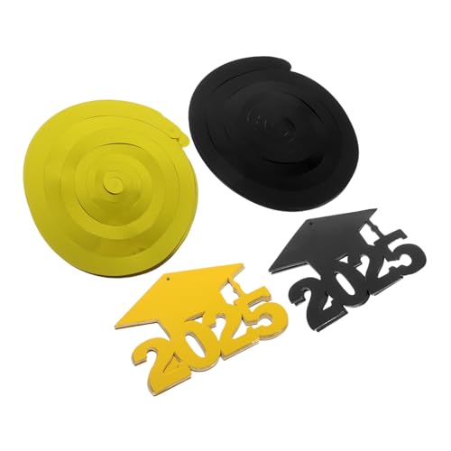 COSMEVIVI 30 Stück Teiliges Spiralhänger in Mischfarben Stabile Papier Plastikdekoration Einfache Montage für Klassenzimmer und Abschlussfeiern Festliche Graduation Season Girlanden von COSMEVIVI