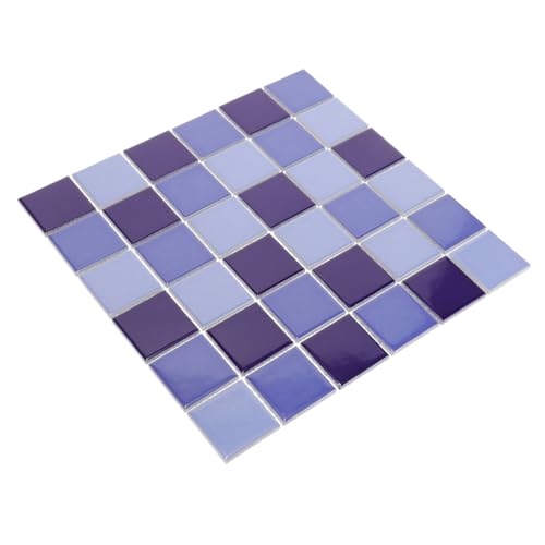 COSMEVIVI 36 Stück Keramik Fliesen Teilig Quadratische Mosaikfliesen in Blau Langlebig und Farbbeständig Geeignet für Schwimmbad Küche Bad und Boden Einfache Verlegung Glatten Oberflächen COSMEVIVI 36 Stück Keramik Fliesen Teilig Quadratische Mosaikfliesen in Blau Langlebig und Farbbeständig Geeignet für Schwimmbad Küche Bad und Boden Einfache Verlegung Glatten Oberflächen von COSMEVIVI