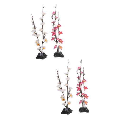COSMEVIVI 4stücke Künstliche Blumen Für Sushi Und Sashimi-Platten Dekoration Lebendige Mikro-landschaftsornamente Für Japanische Und Koreanische Küche von COSMEVIVI