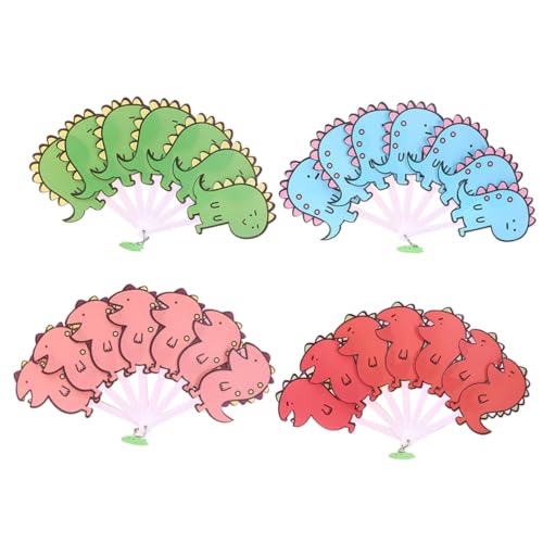 COSMEVIVI 4 Stück Teiliges Faltbare Dekorative Kunststofffächer Leichter Tragbarer Sommerkühler Modisch und Elegant für Frauen und Mädchen Vielseitig für Reisen Hochzeit und von COSMEVIVI