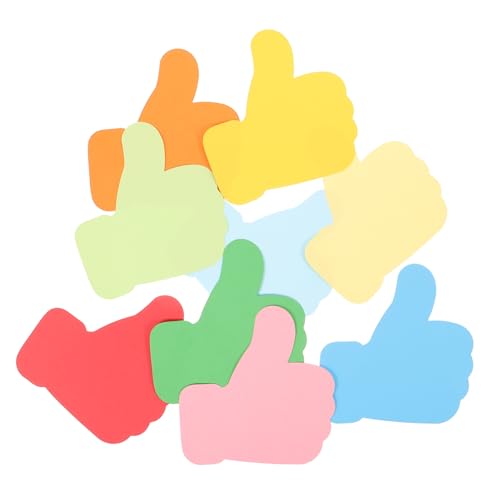 COSMEVIVI 54 Stück Teiliges Buntes Papierausschnitt Handförmigen Motiven Kreative Diy-dekoration für Klassenzimmer Bastelprojekte Wand Fensterdeko für Schüler und Kreative Handarbeiten von COSMEVIVI