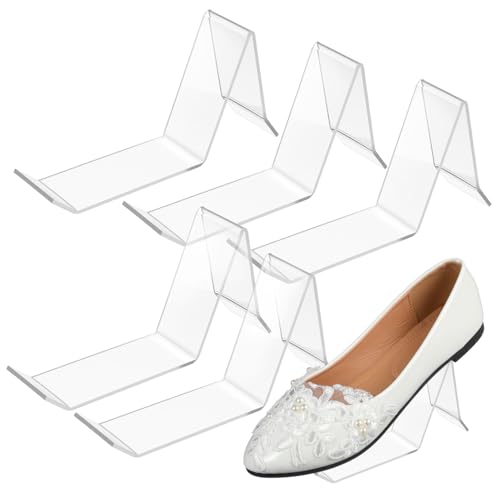 COSMEVIVI 6 Stück Teiliges Transparentes Acryl Schuhdisplay Regal Klarer Schuhständer für Damen Herren Sandalen High Heels Sportschuhe Robustes Leicht zu Reinigendes COSMEVIVI 6 Stück Teiliges Transparentes Acryl Schuhdisplay Regal Klarer Schuhständer für Damen Herren Sandalen High Heels Sportschuhe Robustes Leicht zu Reinigendes von COSMEVIVI