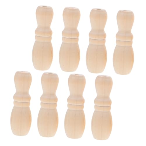 COSMEVIVI 8 Stück Teiliges Holzfenster Jalousie Zugknöpfe Vase Form Dekorative Vorhangkordel Griffe für Gardinen und Jalousien Vielseitige Holzbeschläge für Wohnraumgestaltung von COSMEVIVI