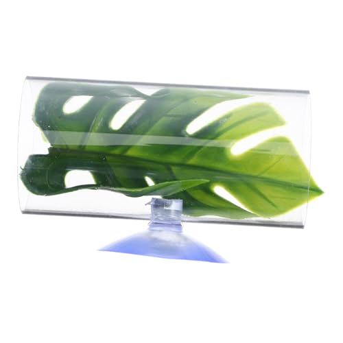COSMEVIVI Transparent Betta Fisch Tunnel Für Ruhe Und Versteck Aquarium Garnelen Versteck Interaktives Spielzeug Für Betta Große Dekoration Für Aquarien Und Fischbecken von COSMEVIVI