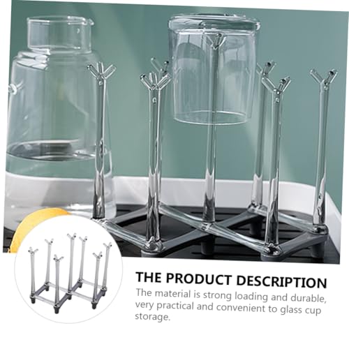 COSMEVIVI Faltbarer Glasbecherhalter Abtropfgestell Küchenaufbewahrung Stabiles Platzsparendes Umweltfreundliches Küchenregal für Gläser und Tassen Klappbar für Saubere Arbeitsflächen COSMEVIVI Faltbarer Glasbecherhalter Abtropfgestell Küchenaufbewahrung Stabiles Platzsparendes Umweltfreundliches Küchenregal für Gläser und Tassen Klappbar für Saubere Arbeitsflächen von COSMEVIVI