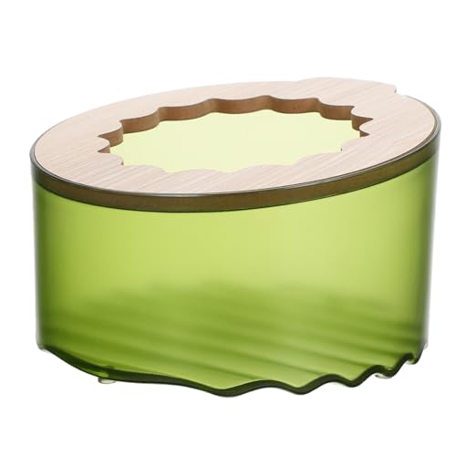 COSMEVIVI Hamster Badewanne Sandbad Sandkasten für Hamster und Meerschweinchen Transparentes Kleintier Badebecken mit Einfachem Reinigungssystem und Haustier Zubehör von COSMEVIVI