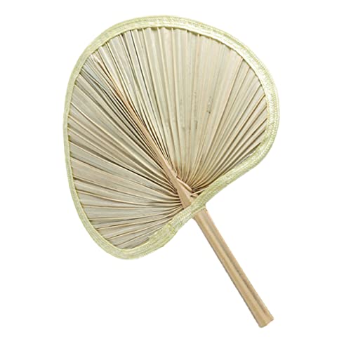 COSMEVIVI Handgefertigter Großer Handfächer aus Bananenblattgeflecht Leichter Tragbarer Sommerfächer für Erwachsene Kühlender Vintage Fächer für Outdoor Party und Wohnkultur COSMEVIVI Handgefertigter Großer Handfächer aus Bananenblattgeflecht Leichter Tragbarer Sommerfächer für Erwachsene Kühlender Vintage Fächer für Outdoor Party und Wohnkultur von COSMEVIVI