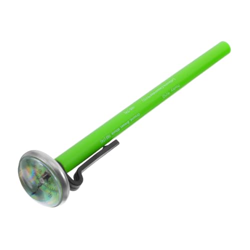 COSMEVIVI Lebensmittelechtes Edelstahl-fleischthermometer mit Präzisionssonde Schnelles Ablesen Breiter Temperaturbereich für Milch Kaffee Backen und Vielseitiges Kochen Küche von COSMEVIVI