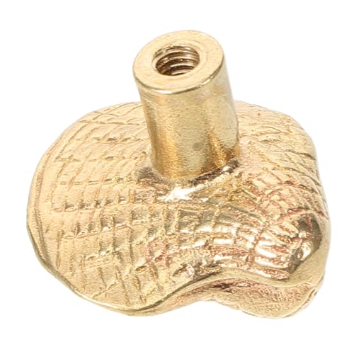 COSMEVIVI Messing Möbelknopf Muschelform Dekorativer Kleiner Türknauf für Schrank Schublade Kommode Vintage Stil Zubehör COSMEVIVI Messing Möbelknopf Muschelform Dekorativer Kleiner Türknauf für Schrank Schublade Kommode Vintage Stil Zubehör von COSMEVIVI