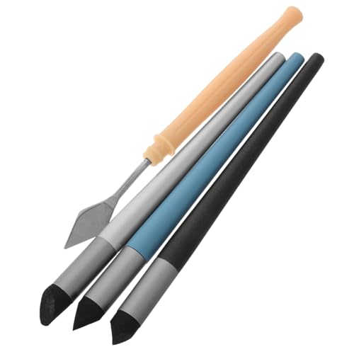 COSMEVIVI Ölpastellstift Schwammstift mit Weichen Schwammköpfen und Schaber Vielseitiges Künstler Blending Tool für Ölmalerei Skizzieren Aquarell Tragbar und Langlebig von COSMEVIVI