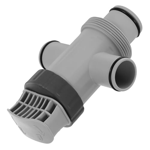 COSMEVIVI PVC Schwimmbad Pumpen Adapter Ersatzteil Langlebiger Schlauchverbinder mit Sicherer Verbindung aus Robustem Material Installieren für Poolpumpenfilter Geeignet Verhindert von COSMEVIVI