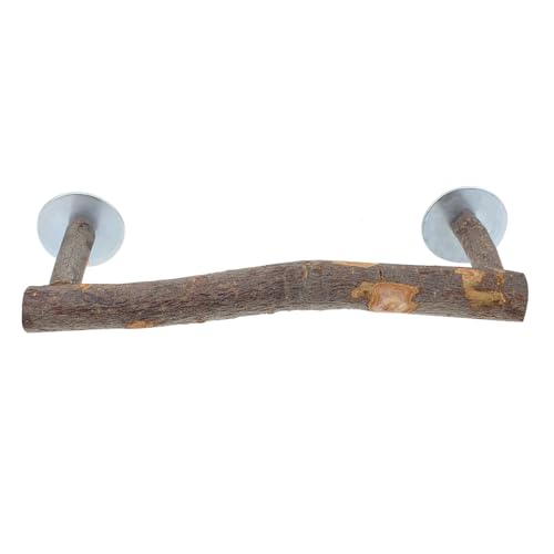 COSMEVIVI Parrot Perch Holzständer U Form für Kleine bis Mittelgroße Papageien mit Futter und Wasserschale Natürliches Nagetraining Einfach zu Montieren Stabiler Vogelkäfig Zubehör COSMEVIVI Parrot Perch Holzständer U Form für Kleine bis Mittelgroße Papageien mit Futter und Wasserschale Natürliches Nagetraining Einfach zu Montieren Stabiler Vogelkäfig Zubehör von COSMEVIVI