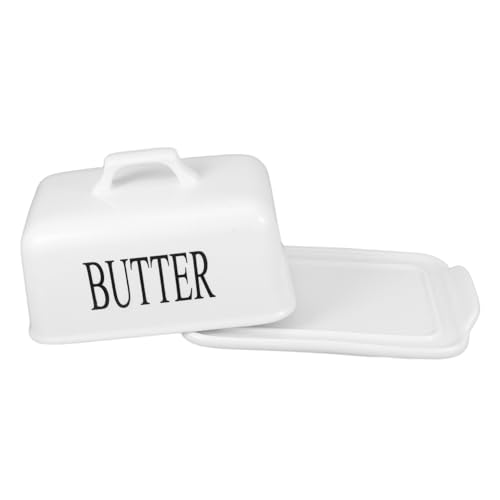 COSMEVIVI Porzellan Butterdose mit Deckel Luftdicht Verschließbar Butterhalter für Theke Käse und Butter Aufbewahrung Schale für Zuhause und Restaurant COSMEVIVI Porzellan Butterdose mit Deckel Luftdicht Verschließbar Butterhalter für Theke Käse und Butter Aufbewahrung Schale für Zuhause und Restaurant von COSMEVIVI