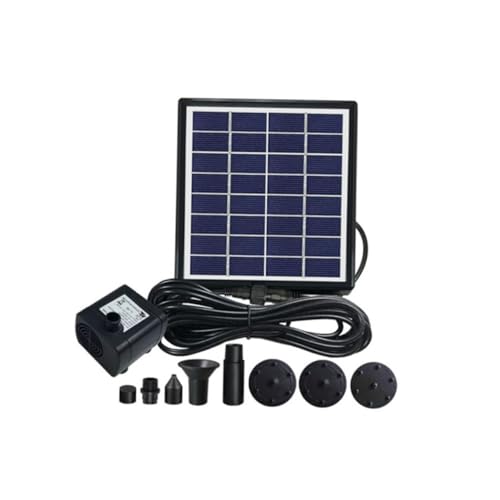 COSMEVIVI Solar Betriebene Schwimmende Springbrunnenpumpe Miniatur Gartenteichbrunnen für Außenbereich Umweltfreundliche Wasserpumpe für Vogelbad Fischteich Wasserzirkulation Dekorativer von COSMEVIVI
