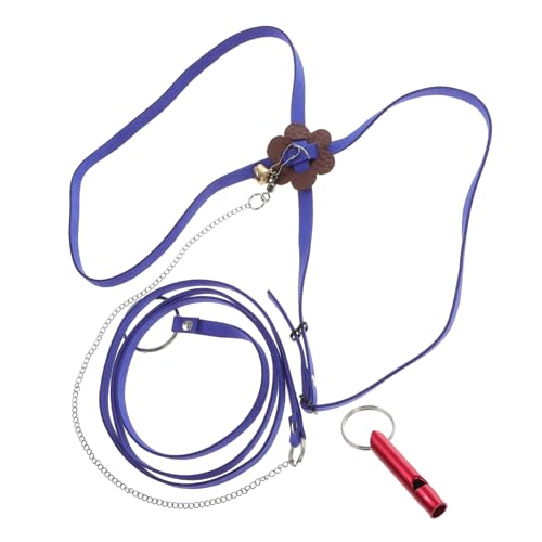 COSMEVIVI Tortoisengeschirr mit Zugleine Verstellbares Haustier Geschirr für Schildkröten für Ausflüge Strapazierfähiges und Leichtes Design Blau Zufälliger Pfeife Zufällige Zufällige Farbe von COSMEVIVI