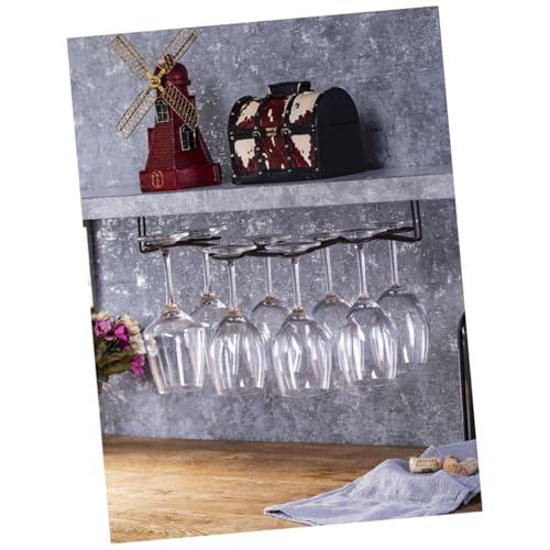 COSMEVIVI Weinregal Glashalter Aufhängung Hängender Weinkelchhalter Stabile Aufbewahrung für Bar Küche Restaurant Bronze COSMEVIVI Weinregal Glashalter Aufhängung Hängender Weinkelchhalter Stabile Aufbewahrung für Bar Küche Restaurant Bronze von COSMEVIVI