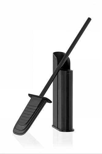 COSMIC Toilettenbürste Flach aus Silikon mit Flexiblem und Ultradünnem Design. Boden- oder Wandhalterung für WC. Halterung in Mattschwarz COSMIC Toilettenbürste Flach aus Silikon mit Flexiblem und Ultradünnem Design. Boden- oder Wandhalterung für WC. Halterung in Mattschwarz von COSMIC