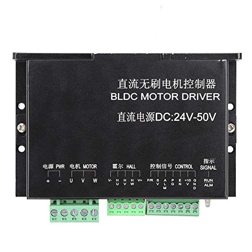 Brushless DC Motor Controller, 3 Phase Full Bridge Motor Driver, Low Heating High Power 20 50V 14A, with Cycle Current Limiting and Stall Protection for Hall and Hallless Motors Brushless DC Motor Controller, 3 Phase Full Bridge Motor Driver, Low Heating High Power 20 50V 14A, with Cycle Current Limiting and Stall Protection for Hall and Hallless Motors von COSMICROWAVE