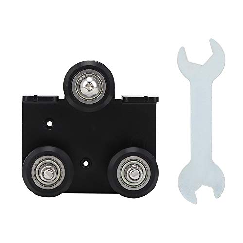 Extruder Back Support Plate, Extruder Backplate for CR10, 2.5mm Thick Metal Plate with Eccentric Bolts, High Strength Oxidation Surface, Compatible with Creality 3D Printer von COSMICROWAVE