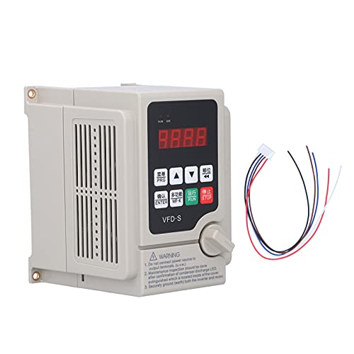 Variable Frequency Drive VFD Frequency Converter, 3 Phase 380V with V F Closed Loop Control, JLS S 4T Vector Inverter for Small and Medium Sized Equipment, High Quality ABS (1.5kw) von COSMICROWAVE