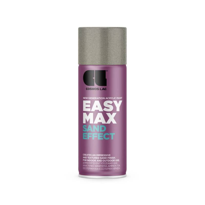 COSMOS LAC Sand Effekt Spray Sprühfarbe mit Sand Optik Acryllack Matt Grey COSMOS LAC Sand Effekt Spray Sprühfarbe mit Sand Optik Acryllack Matt Grey von COSMOS LAC